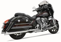 Bassani Xhaust - Bassani Xhaust True Dual Exhaust - Chrome - Indian Chieftain Roadmaster - Image 2