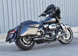 Bassani Xhaust - Bassani Xhaust Road Rage 2 into 1 Short Exhaust - Black - Twin Cam Touring - Image 3