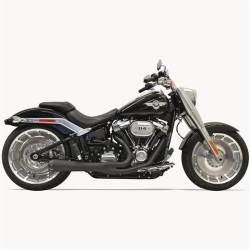 Bassani Xhaust - Bassani Xhaust Road Rage 2 Into 1 Exhaust - Black - M8 Softail Breakout Fat Boy FXDR - Image 2