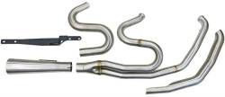 Bassani Xhaust - Bassani Xhaust Road Rage III 2 into 1 Mid-Length Exhaust - Stainless - Milwaukee Eight Touring - Image 2