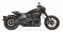 Bassani Xhaust - Bassani Xhaust Radial Sweeper Exhaust - Black - M8 Softail Breakout Fat Bob Fat Boy Slim Street Bob - Image 2