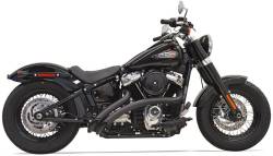 Bassani Xhaust - Bassani Xhaust Radial Sweeper Exhaust - Black - M8 Softail Breakout Fat Bob Fat Boy Slim Street Bob - Image 3