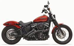 Bassani Xhaust - Bassani Xhaust Radial Sweeper Exhaust - Black - M8 Softail Breakout Fat Bob Fat Boy Slim Street Bob - Image 4