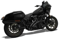 Bassani Xhaust - Bassani Xhaust Radial Sweeper Exhaust - Black - M8 Softail Breakout Fat Bob Fat Boy Slim Street Bob - Image 5