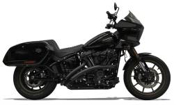 Bassani Xhaust - Bassani Xhaust Radial Sweeper Exhaust - Black - M8 Softail Breakout Fat Bob Fat Boy Slim Street Bob - Image 6