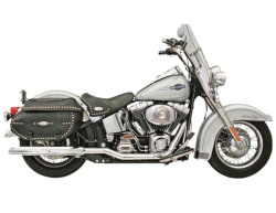 Bassani Xhaust - Bassani Xhaust Power Curve True Duals Crossover Header Pipes - Chrome - Twin Cam Softail - Image 3