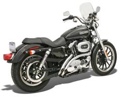 Bassani Xhaust - Bassani Xhaust Radial Sweeper Exhaust - Chrome - 2007-2013 Sportster - Image 2