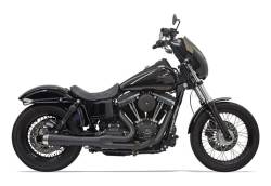 Bassani Xhaust - Bassani Xhaust Road Rage 2 into 1 Short Exhaust - Black - 2006-2017 Dyna - Image 2