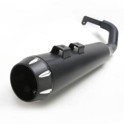 Bassani Xhaust - Bassani Xhaust Road Rage II B1 Pseudo Left-Side Muffler - Black - Twin Cam Touring - Image 2