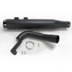 Bassani Xhaust - Bassani Xhaust Road Rage II B1 Pseudo Left-Side Muffler - Black - Twin Cam Touring - Image 3