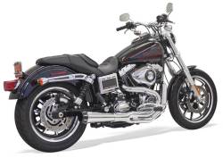 Bassani Xhaust - Bassani Xhaust Road Rage II Mega Power 2 into 1 Tall Shocks Exhaust - Chrome - Dyna - Image 2