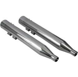 Bassani Xhaust - Bassani Xhaust 4 Inch DNT Straight Can Slip-On Muffler - Chrome - Twin Cam Touring - Image 3