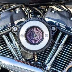 S&S Cycle - S&S Cycle Stealth Air Stinger Air Cleaner Kit - Chrome Ring - Milwaukee Eight - Image 2