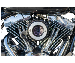 S&S Cycle - S&S Cycle Stealth Air Stinger Air Cleaner Kit - Chrome Ring - Twin Cam Throttle By Wire - Image 4