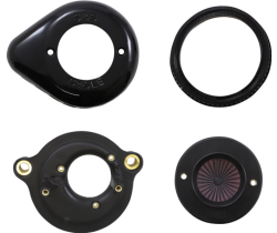 S&S Cycle - S&S Cycle Stealth Air Stinger Air Cleaner Kit - Gloss Black Teardrop - Milwaukee Eight Engines - Image 5