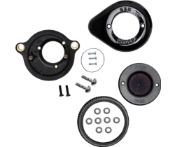 S&S Cycle - S&S Cycle Stealth Air Stinger Air Cleaner Kit - Gloss Black Teardrop - Milwaukee Eight Engines - Image 6