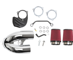 S&S Cycle - S&S Cycle Tuned Induction Air Cleaner Kit - Chrome - Milwaukee-Eight Engines - Image 4