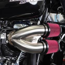 S&S Cycle - S&S Cycle Tuned Induction Air Cleaner Kit - Stainless Steel - Milwaukee Eight Engines - Image 2