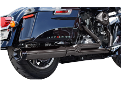 S&S Cycle - S&S Cycle 2 into 1 Lava Sidewinder Exhaust - Chrome - M8 Touring - Image 3