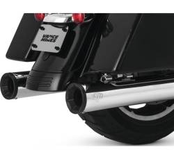 Vance & Hines - Vance & Hines Eliminator 400 Slip-On Muffler - Chrome with Black End Caps - Twin Cam Touring - Image 2