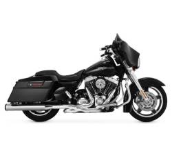 Vance & Hines - Vance & Hines Eliminator 400 Slip-On Muffler - Chrome with Black End Caps - Twin Cam Touring - Image 3