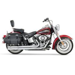 Vance & Hines - Vance & Hines Big Shots Long 2 Into 2 Exhaust - Chrome - Softail Fat Boy Slim Deluxe Heritage - Image 3