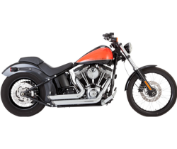 Vance & Hines - Vance & Hines Shortshots Staggered PCX Exhaust - Chrome - 2012-2017 Softail - Image 2