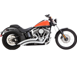 Vance & Hines - Vance & Hines Big Radius 2 Into 2 Exhaust - Chrome - 1986-2009 Softail - Image 2