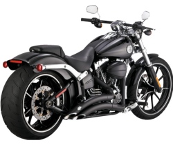 Vance & Hines - Vance & Hines Big Radius PCX Exhaust - Matte Black - 2013-2017 Breakout - Image 1