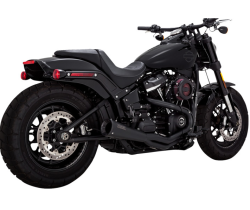 Vance & Hines - Vance & Hines Upsweep PCX 2 into 1 Exhaust - Black - M8 Softail Street Bob Low Rider - Image 1