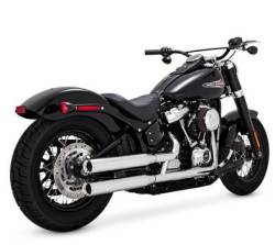 Vance & Hines - Vance & Hines 3 Inch Eliminator 300 PCX Slip-On Muffler - Chrome - M8 Softail Fat Boy Breakout - Image 1