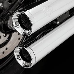 Vance & Hines - Vance & Hines 3 Inch Eliminator 300 PCX Slip-On Muffler - Chrome - M8 Softail Fat Boy Breakout - Image 3