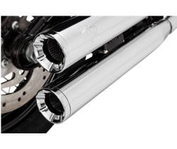 Vance & Hines - Vance & Hines 3 Inch Eliminator 300 PCX Slip-On Muffler - Chrome - M8 Softail Fat Boy Breakout - Image 4