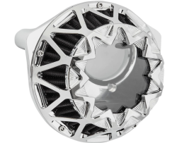 Arlen Ness - Arlen Ness Crossfire Air Cleaner - Chrome - Twin Cam FBW - Image 1