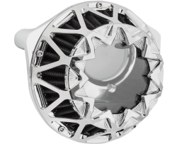 Arlen Ness - Arlen Ness Crossfire Air Cleaner - Chrome - Twin Cam - Image 1