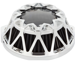 Arlen Ness - Arlen Ness Crossfire Air Cleaner - Chrome - XL Sportster - Image 2