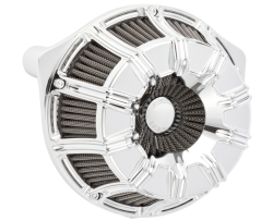 Arlen Ness - Arlen Ness Inverted Air Cleaner - 10-Gauge Chrome - Twin Cam - Image 1