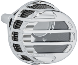 Arlen Ness - Arlen Ness Sidekick Air Cleaner - Chrome - Twin Cam - Image 1