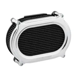 Fuel Moto - Arlen Ness Stage II Performance Air Filter - Chrome - Milwaukee-8 - Image 1