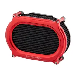 Fuel Moto - Arlen Ness Stage II Performance Air Filter - Red - Milwaukee-8 - Image 2