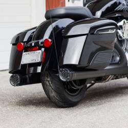 Firebrand - Firebrand Grand Prix Slip-On Muffler - Black - Indian Chieftain Challenger - Image 1