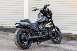 Firebrand - Firebrand Grand Prix 2 Into 1 Race Only Exhaust - Black - M8 Softail - Image 2