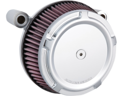 Arlen Ness - Arlen Ness Big Sucker Stage 1 Air Cleaner - Beveled - Chrome - Twin Cam (Exc. FBW) - Image 1