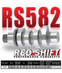 Zipper's - Zipper's Red Shift 582 M8 Camshaft with Pushrods, Lifters & Kit - Image 2